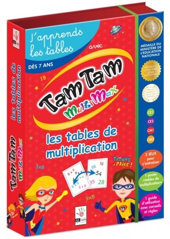 Tam Tam Coffret Multimax j'apprends les tables de multiplication